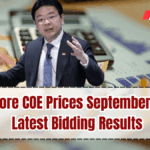 Singapore COE Prices September 2025 – Latest Bidding Results