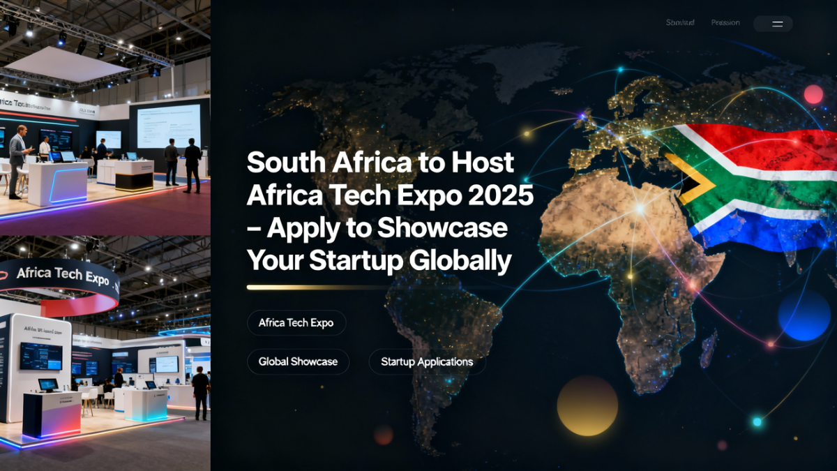 South Africa to Host Africa Tech Expo 2025 – Apply to Showcase Your Startup Globally